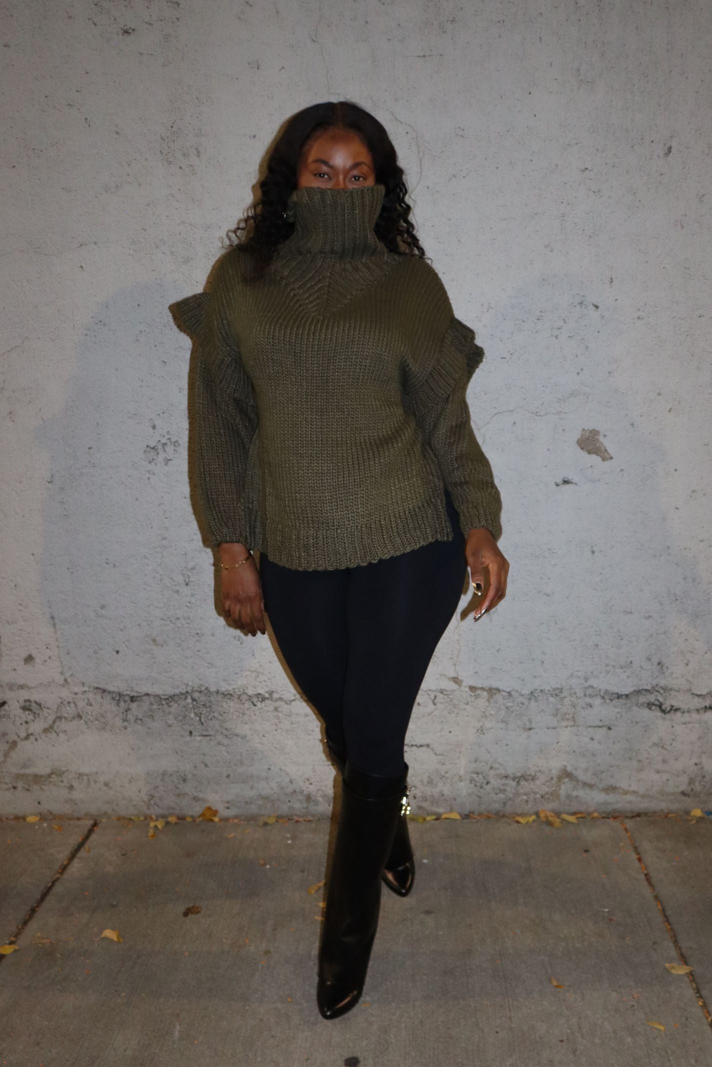 "THRU THICK & THICK" SWEATER