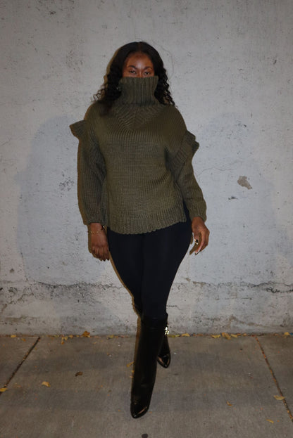 "THRU THICK & THICK" SWEATER