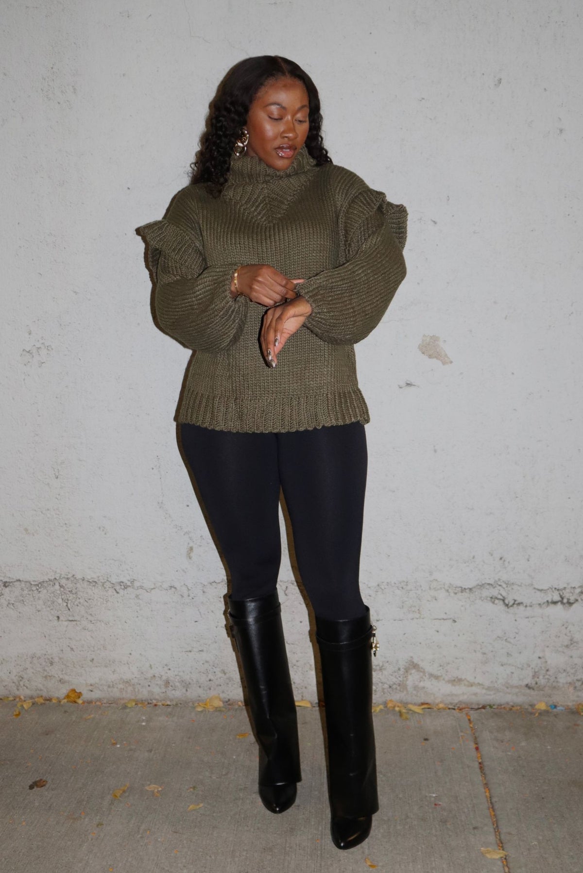 "THRU THICK & THICK" SWEATER