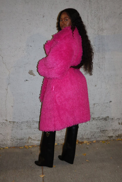 "PINK FRIDAY" FUR JACKET
