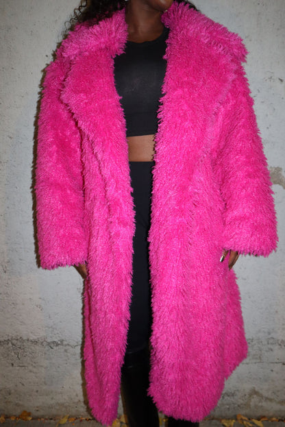 "PINK FRIDAY" FUR JACKET