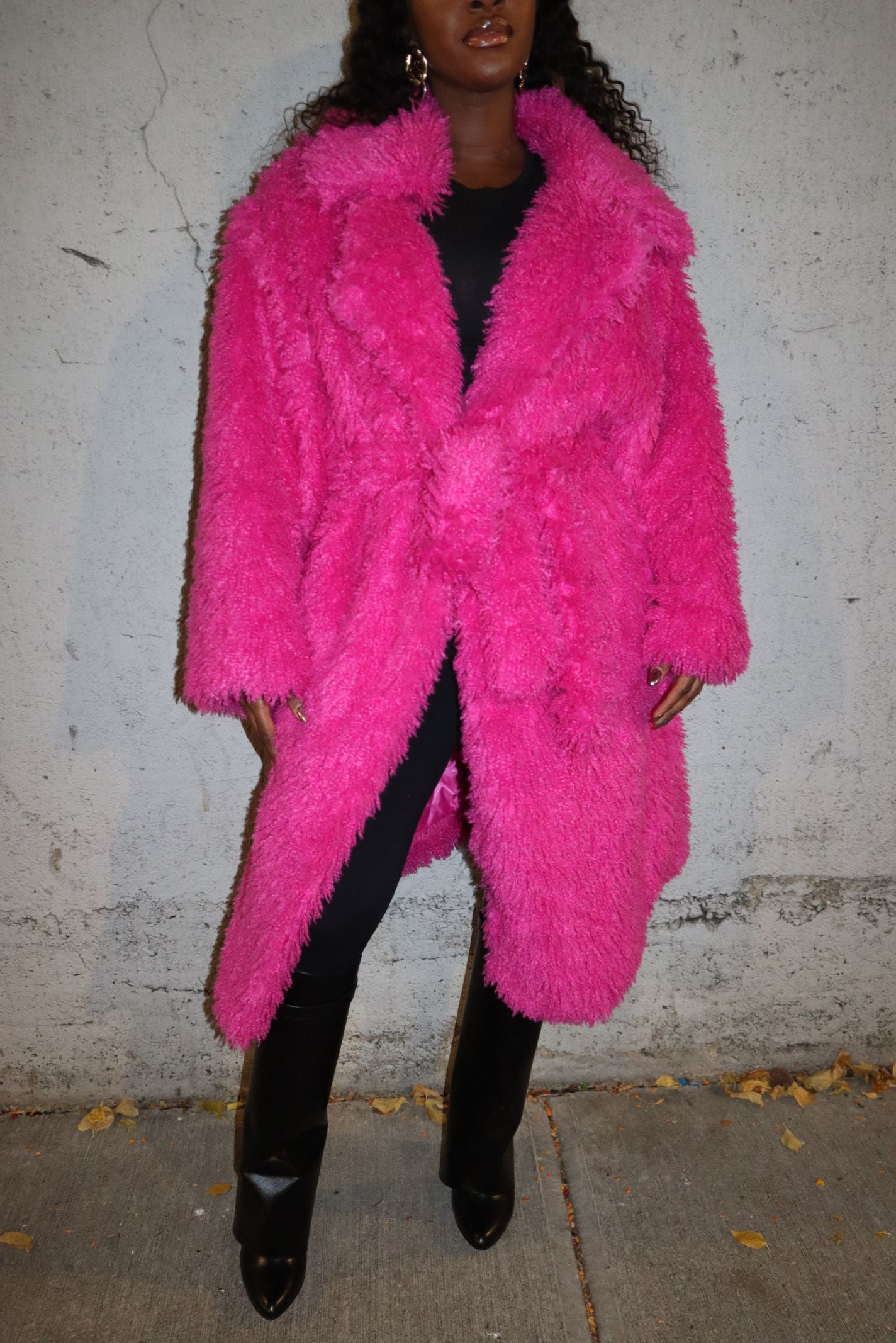 "PINK FRIDAY" FUR JACKET