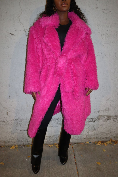 "PINK FRIDAY" FUR JACKET