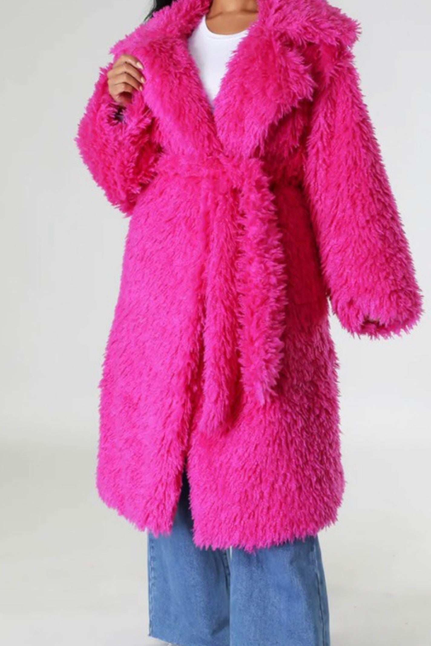 "PINK FRIDAY" FUR JACKET