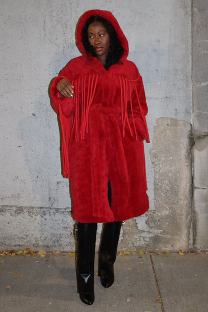"WINTER IN ILLINOIS" FRINGE JACKET