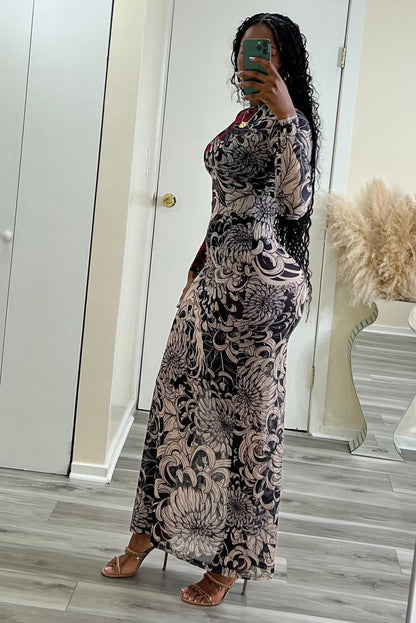 "FLORESCENCE" MAXI DRESS