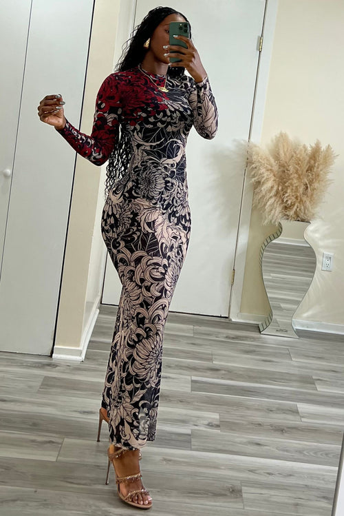 "FLORESCENCE" MAXI DRESS