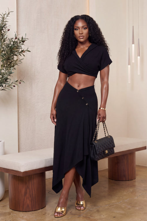 "SKIRTING THE ISSUE" SKIRT SET