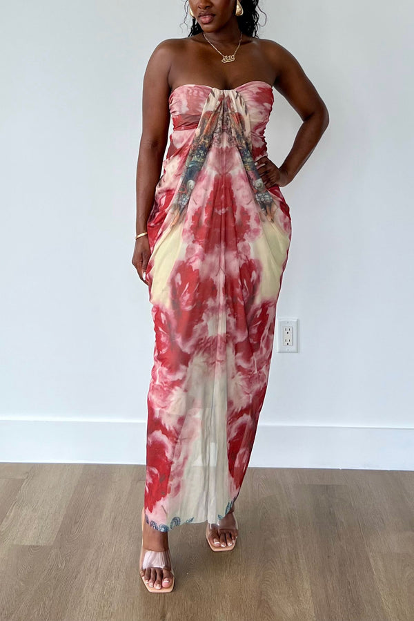 "SUNSET SANGRIA" DRESS