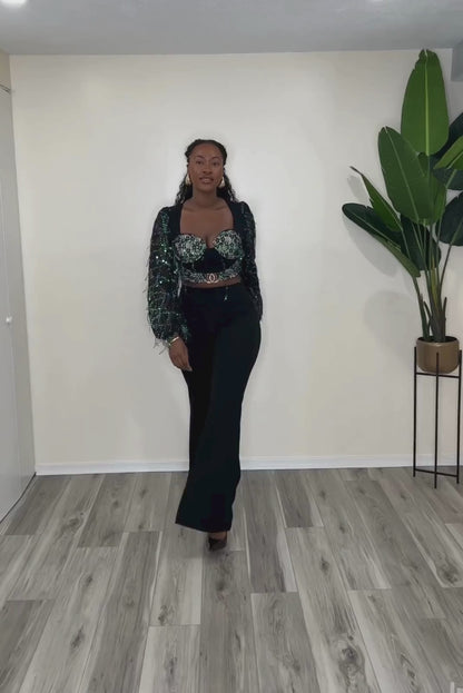"OPULENT NIGHTS" PANT SET