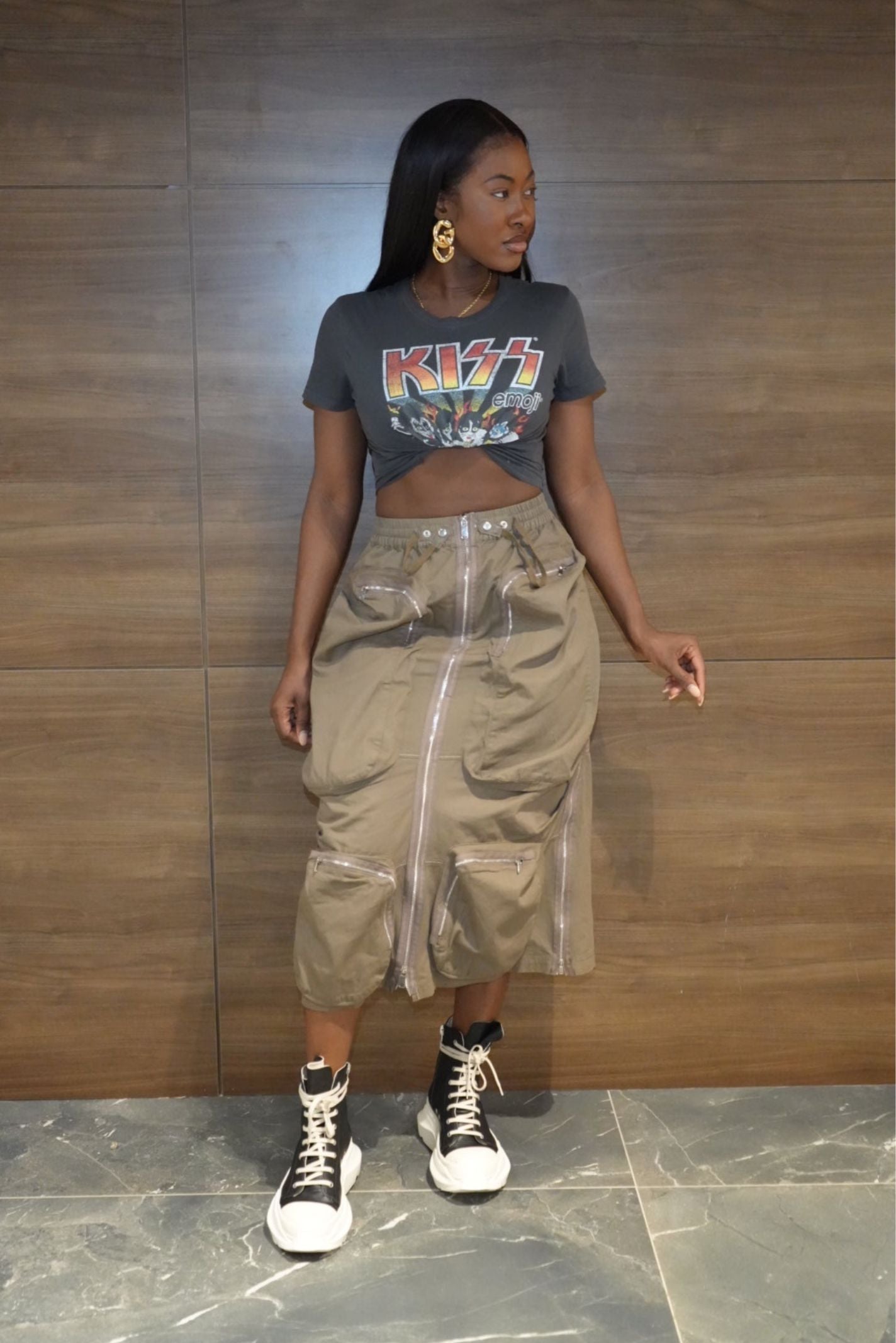 "WILLIAMSBURG" CARGO SKIRT