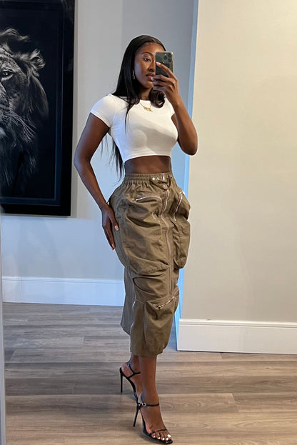 "WILLIAMSBURG" CARGO SKIRT