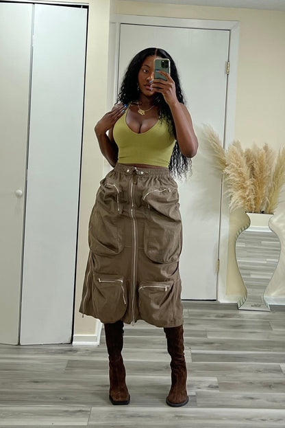 "WILLIAMSBURG" CARGO SKIRT