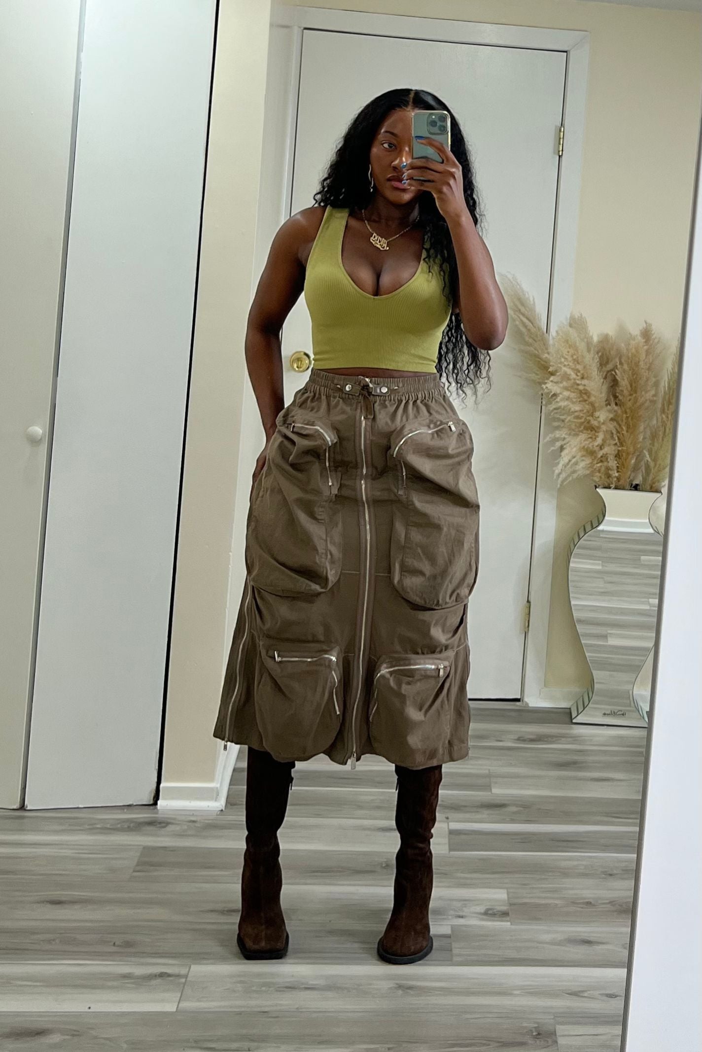 "WILLIAMSBURG" CARGO SKIRT