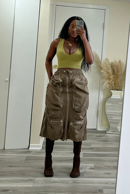 "WILLIAMSBURG" CARGO SKIRT
