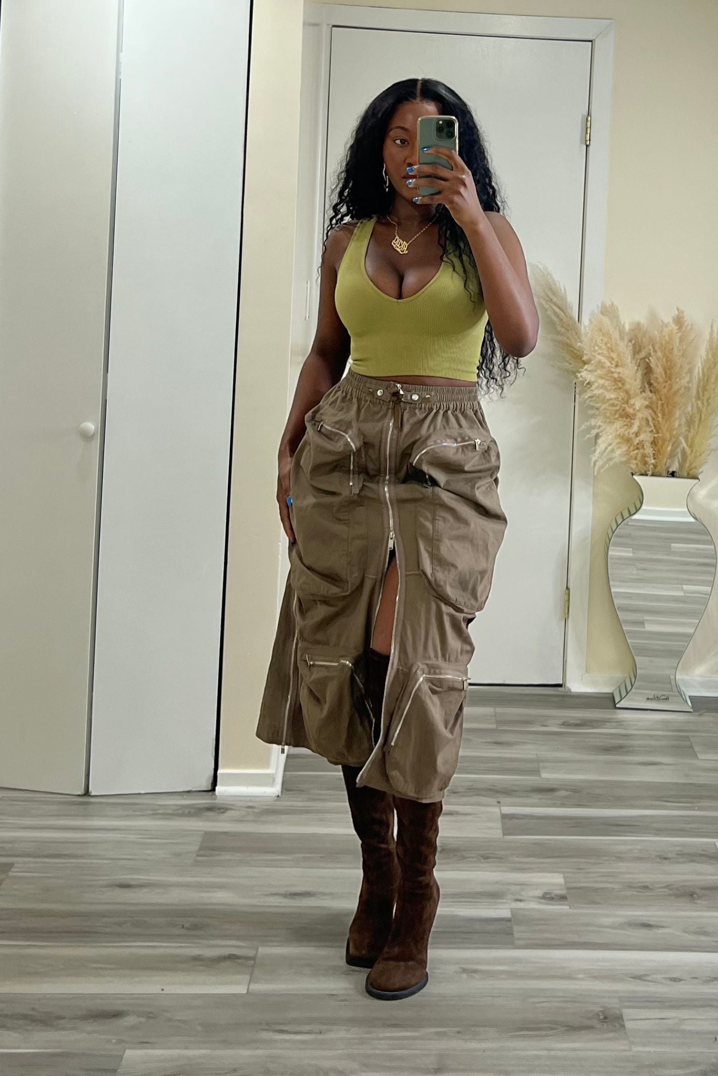 "WILLIAMSBURG" CARGO SKIRT