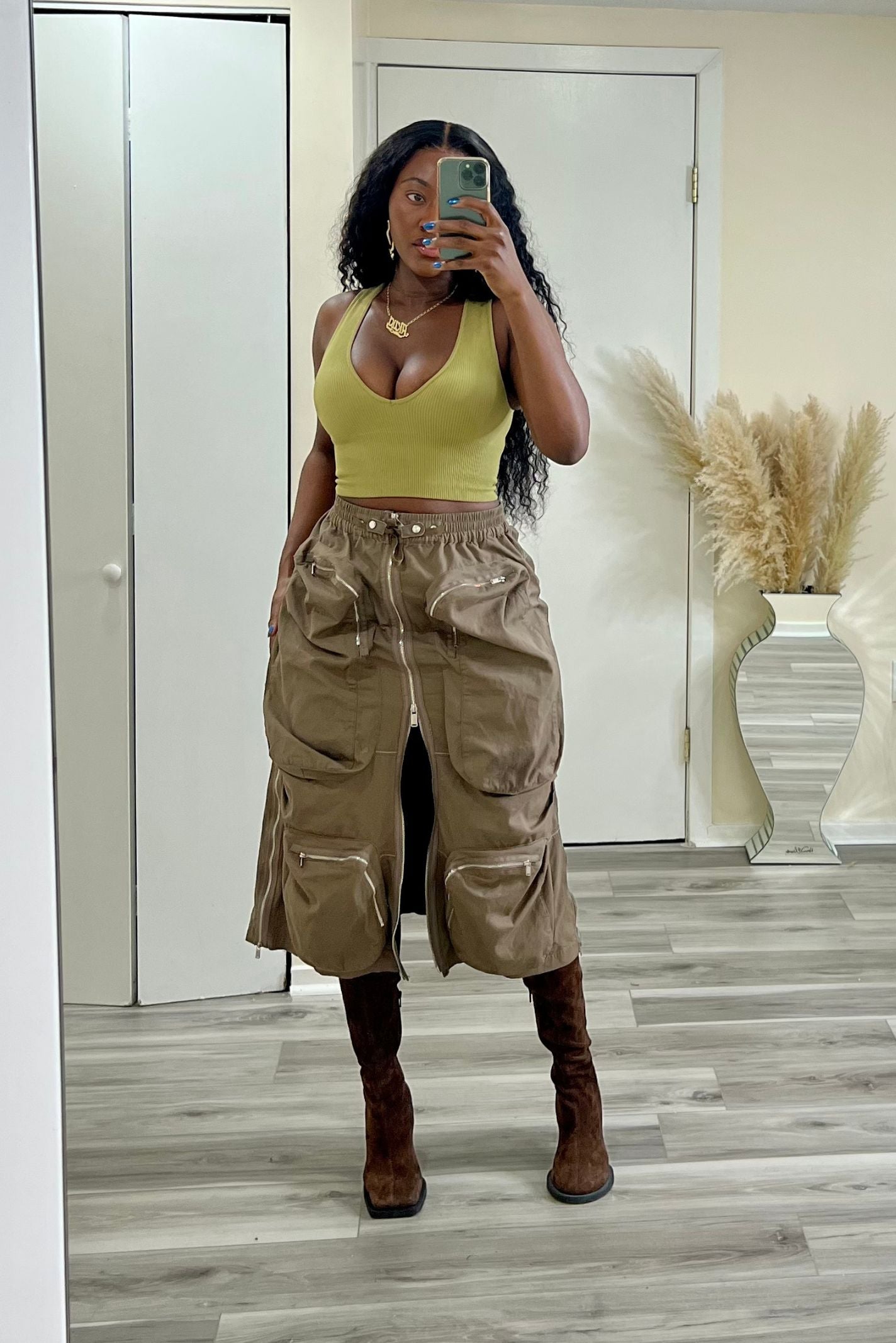 "WILLIAMSBURG" CARGO SKIRT