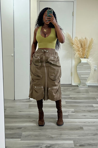 "WILLIAMSBURG" CARGO SKIRT
