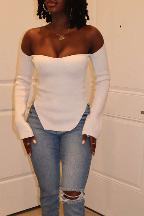VICTORIA SWEATER TOP - StylePurch