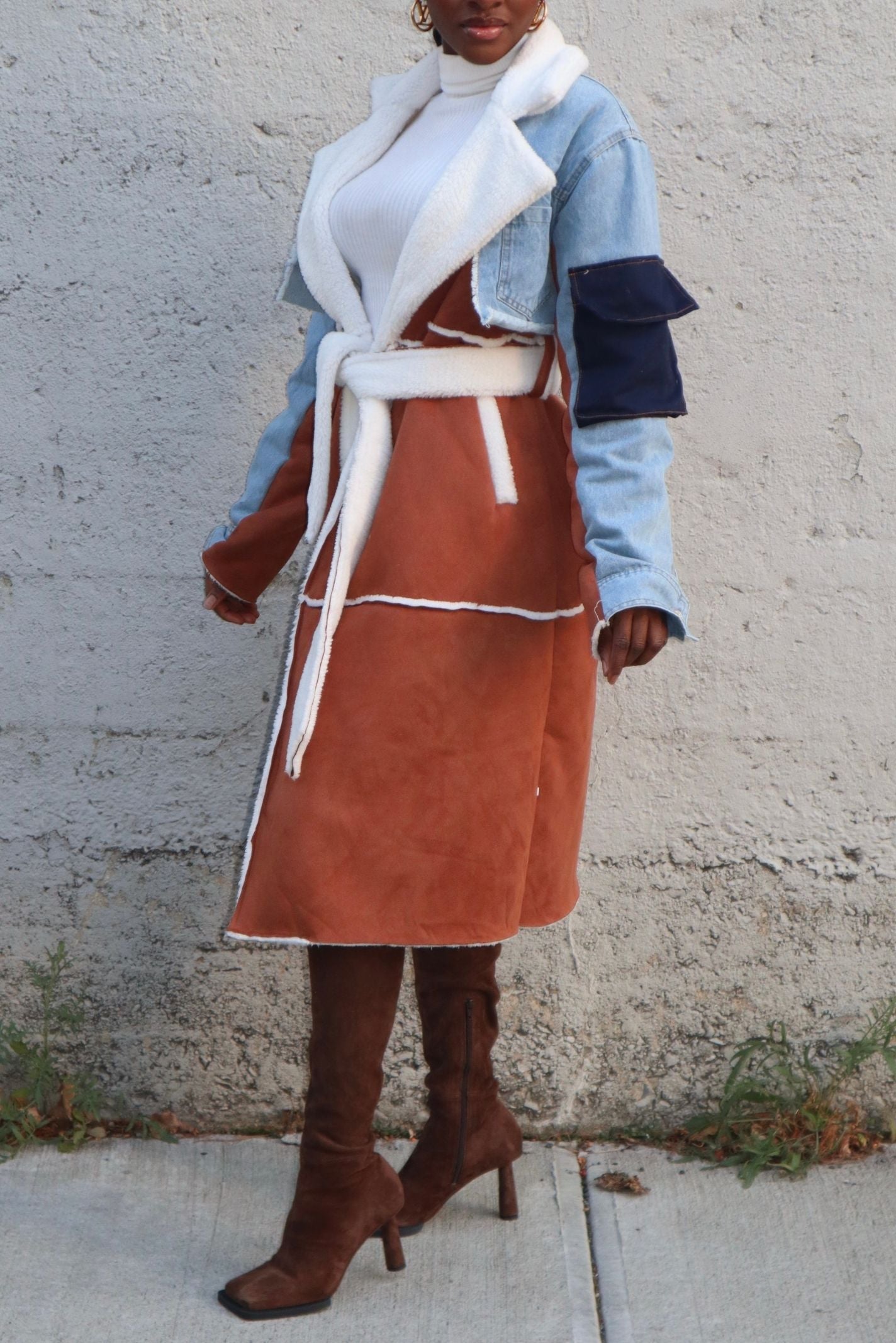 "DOUBLE DOSE" PATCHWORK JACKET - StylePurch